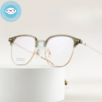 Gọng nhựa càng kính titanium mã 8151